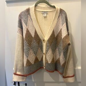Rachel Zoe’s Women’s Argyle Sweater
